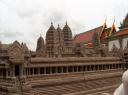 Ein Modell des Tempel Anchor Wat in Kambodscha
