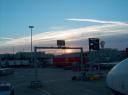 Sonnenaufgang ueber Heathrow