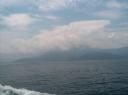 Wolken ueber Tioman - mit ueber 1000m Hoehe und Regenwald nicht unbedingt ueberraschend